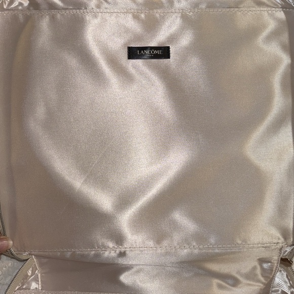 2/$30 Lancôme 2023 Gold Makeup Cosmetic Travel Case Storage Travel Luggage - Picture 2 of 4